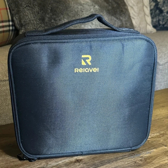 NWOT Relavel BLK Zip Around Professional Cosmetic Makeup Skincare Med Train Case - Picture 2 of 11